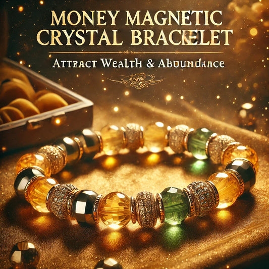 Money Magnetic Crystal Bracelet: Attract Wealth & Abundance